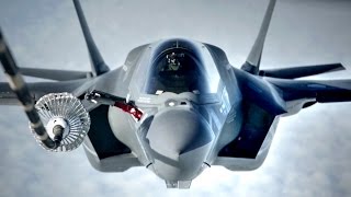 F35B First Transatlantic Flight – Aerial Refueling [upl. by Arley]