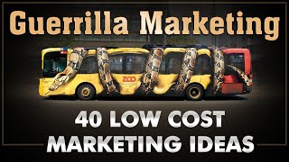 Guerilla Marketing  Ambush Marketing  40 Low Cost Ideas  Dr Vivek Bindra [upl. by Barby]