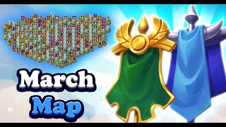 Hero Wars Mysterious Island March Map [upl. by Christiane478]