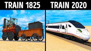 Trains Have Changed Over 200 Years [upl. by Rodmann]