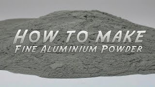 How to make fine Aluminium Powder [upl. by Noskcire215]