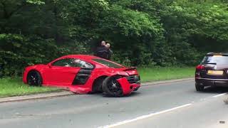 Audi Crash Compilation les moments les plus choquants [upl. by Avalsorim]