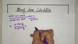 Adult Drug Dose Calculation  Made Easy  Part 1 [upl. by Silrac]