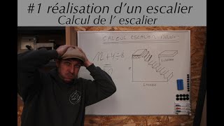 comment calculer un escalier droit et le dessiner quotméthode facilequot [upl. by Ttennaj325]