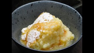 homemade lemon self sauce pudding recipe  lemon recipes  pudding recipes  dessert recipes [upl. by Ahtekahs]