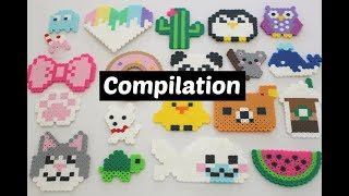 Perler Bead DIY Compilation  20 Designs [upl. by Leinaj]