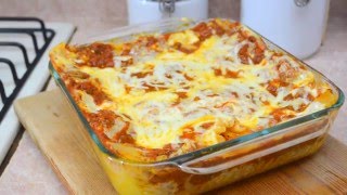 COMO HACER LASAGNA LASAÑA MUY FACIL  Recién Cocinados [upl. by Aicemak]