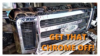 How To Remove Chrome From Plastic Without Destroying The Plastic [upl. by Adelaide]