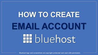 How to Create Email Account in Bluehost [upl. by Sutniuq792]