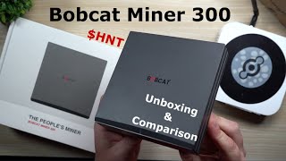 The Bobcat Miner 300 Unboxing amp Comparison  Helium HNT Miner [upl. by Whipple355]