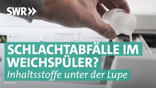 Was Weichspüler in der Wäsche anrichtet  Marktcheck SWR [upl. by Bunny613]