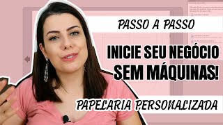 PAP  Como começar na papelaria personalizada só com tesoura  NATÁLIA MOURA [upl. by Base]