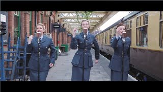 Boogie Woogie Bugle Boy of Company B 🇬🇧  The Bluebird Belles  Route 89 Video Production [upl. by Karlow]