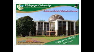 KIRINYAGA UNIVERSITY 6TH GRADUATION CEREMONY [upl. by Okiman]