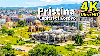 Pristina Kosovo in 4K UHD Drone [upl. by Yllas104]