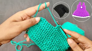 How to make woolen clothes sweaters hats Hand stitching [upl. by Einegue385]