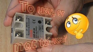 Fotek Solid State Relay SSR40 DA  Testing and Physical Review [upl. by Winnick806]