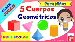 CUERPOS GEOMETRICOS Ejemplos y Juegos Para Niños [upl. by Nnylyram124]