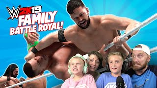 WWE 2k19 Family Battle Royal  KCity GAMING [upl. by Ennagem]