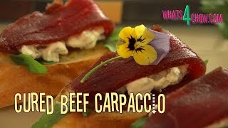 Cured Beef Ribeye Carpaccio How to Cure Beef Ribeye or Fillet at Home Cured  Pickled Beef Recipe [upl. by Wickham325]