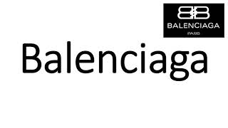 How to Pronounce Balenciaga CORRECTLY [upl. by Staffan]