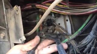 How to Replace Brake Light Switch air Commercial Truck [upl. by Kinch]