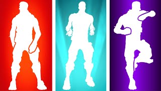 Top 10 RAREST Emotes Fortnite [upl. by Ddej]