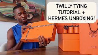 HERMÈS TWILLY TUTORIAL  HERMÈS UNBOXING  Laundry [upl. by Selway]