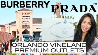 ORLANDO LUXURY PREMIUM OUTLETS SHOPPING VLOG amp HAUL 🛍 DESIGNER SALE GUCCI PRADA BURBERRY amp MORE [upl. by Salema]