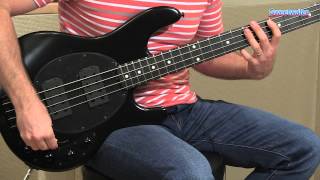 Music Man StingRay 4 HH Electric Bass Guitar Demo  Sweetwater Sound [upl. by Colleen]