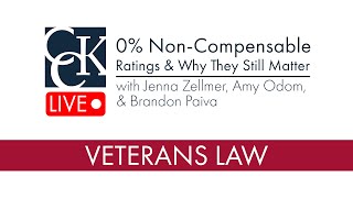 0 NonCompensable VA Ratings Why They Still Matter VA Benefits Available [upl. by Ailana]