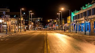 Night in Downtown Anchorage Alaska  4K [upl. by Hiett]