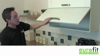 How To Fit Gas Strut Cupboard Door Stays [upl. by Anissa697]