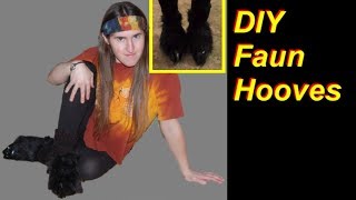 DIY Faun Hooves or Satyr Feet [upl. by Rosaleen]