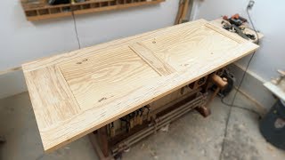 How To Make A REAL Door From Plywood [upl. by Salena]