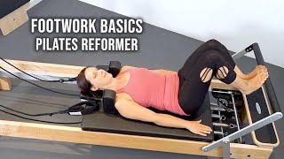 Footwork Basics On The Pilates Reformer [upl. by Sihunn760]