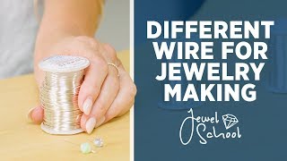 All About Different Wire for Jewelry Making  Jewelry 101 [upl. by Ylrevaw831]