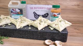 Chicken Mushroom amp Stilton Wellington Tutorial [upl. by Bosch]