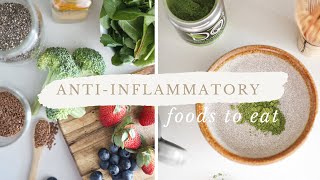 ANTIINFLAMMATORY FOODS  12 foods to eat often  how to use them [upl. by Antin901]