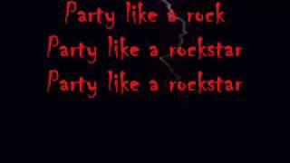 Da Shop Boyz  Party Like A Rockstar With Lyrics [upl. by Abisha]