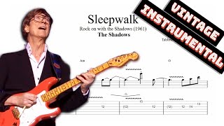 The Shadows  Sleepwalk TAB  vintage guitar tabs PDF  Guitar Pro [upl. by Ennaer]