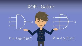 XOR Gatter  Digitaltechnik einfach erklärt [upl. by Constance]