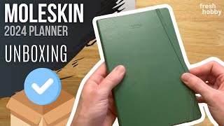 MOLESKIN 2024 Weekly Planner Unboxing  Review [upl. by Liatris]