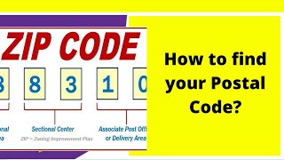 How to find your postal code [upl. by Standford530]