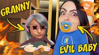 HUNTING GRANNY APHMAU Granny Simulator [upl. by Ocnarfnaig403]