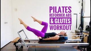 Intermediate Pilates Reformer Glutes amp Abs [upl. by Adian]