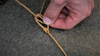 Bushcraft Gear Tie Knot [upl. by Eisdnyl]