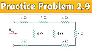 Practice Problem 29 Solve Series amp Parallel circuit Calculate the equivalent resistance in UH [upl. by Niarb155]