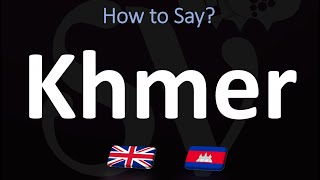 How to Pronounce Khmer CORRECTLY [upl. by Beaufort]