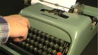 Restore Vintage Manual Typewriter UNDERWOOD OLIVETTI STUDIO 44 repair [upl. by Anrat]